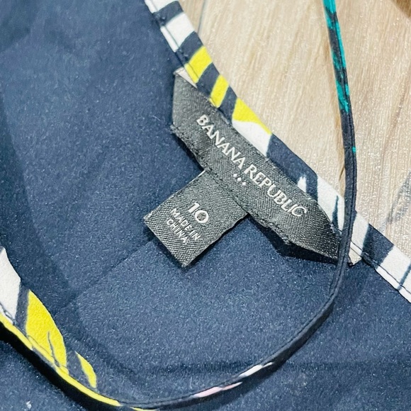 BANANA REPUBLIC Palm Leaf Maxi Dress - Picture 7 of 11